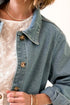 'Arlet' Oversized Distressed Denim Jacket - Celes Fashion
